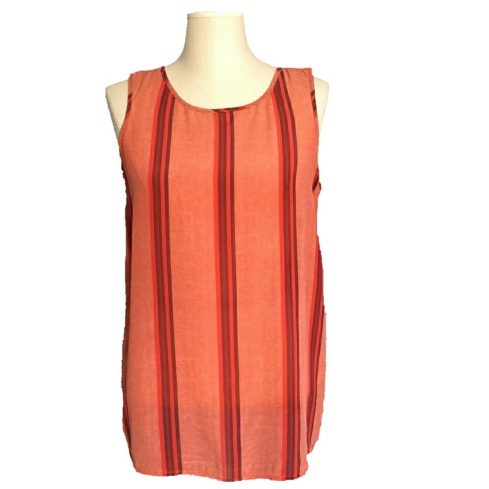 Lucky Brand Silk Tulip Back Sleeveless Top